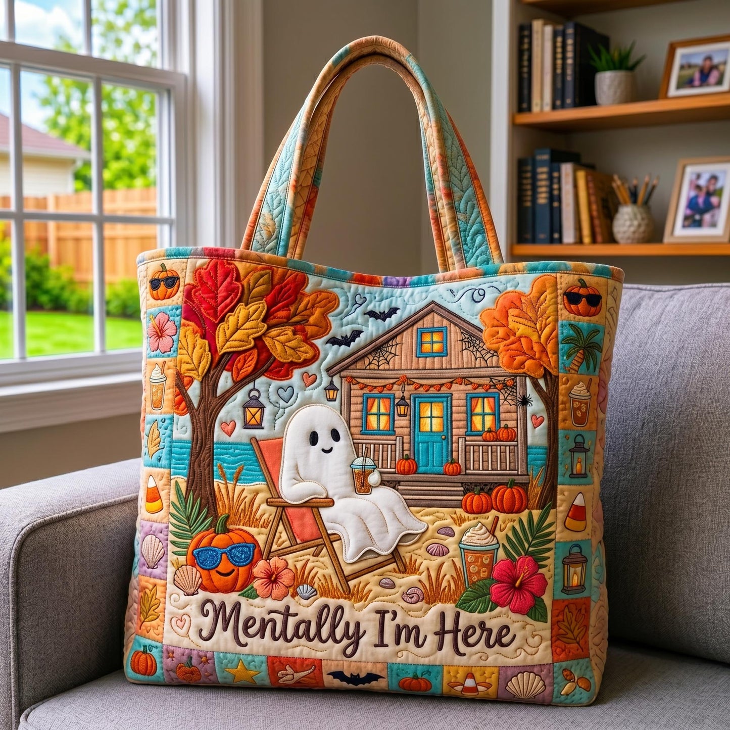 Spooky Summer Quilted Tote Bag GFTOMA12492