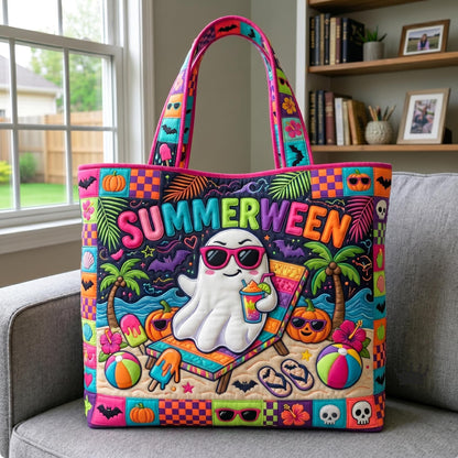 Tropical Haunt Quilted Tote Bag GFTOMA12493
