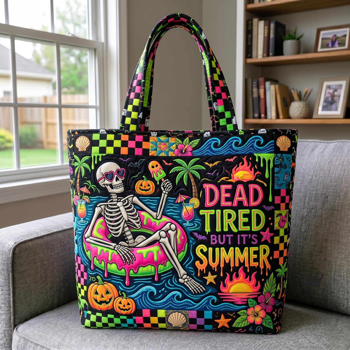 Sunny Spooks Quilted Tote Bag GFTOMA12496