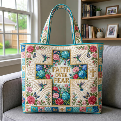 Bible Bloom Quilted Tote Bag GFTOMA12498
