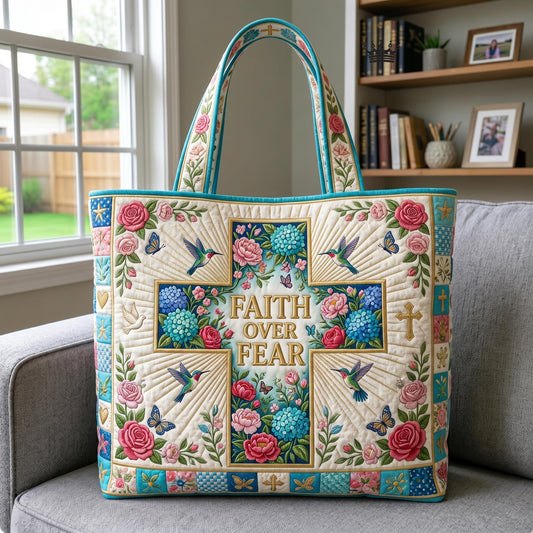 Bible Bloom Quilted Tote Bag GFTOMA12498