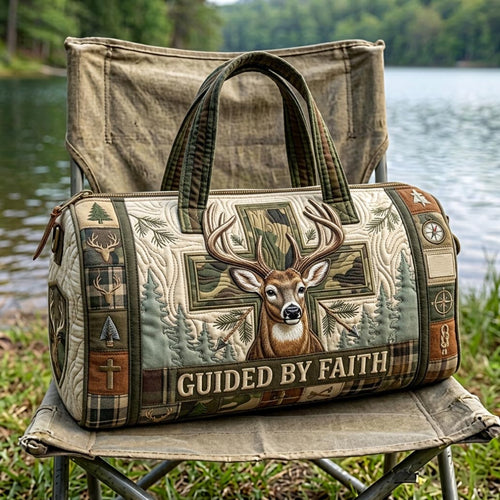 Hooked Faith Quilted Duffle Bag GFTOMA12516