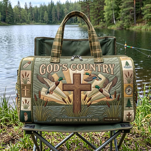 Rustic Faith Quilted Duffle Bag GFTOMA12518