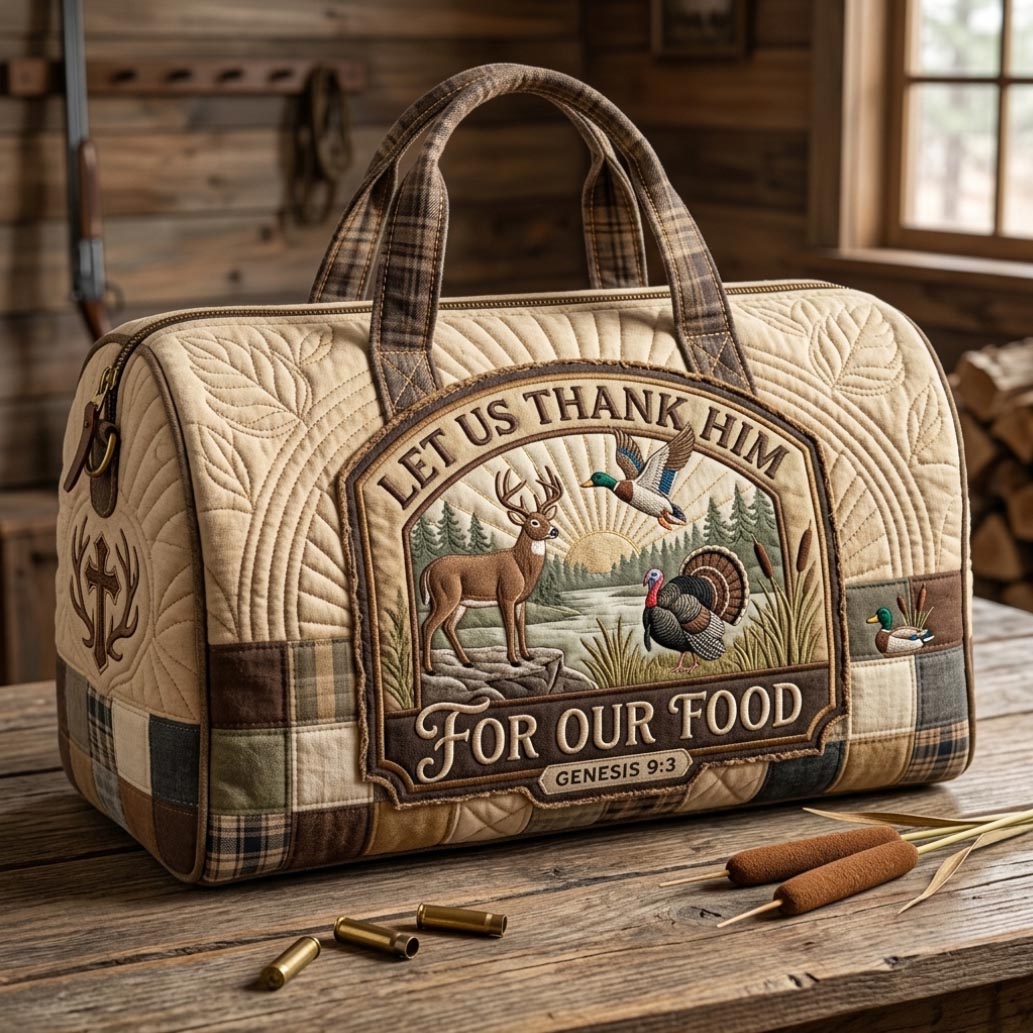 Faith Retreat Quilted Duffle Bag GFTOMA12519