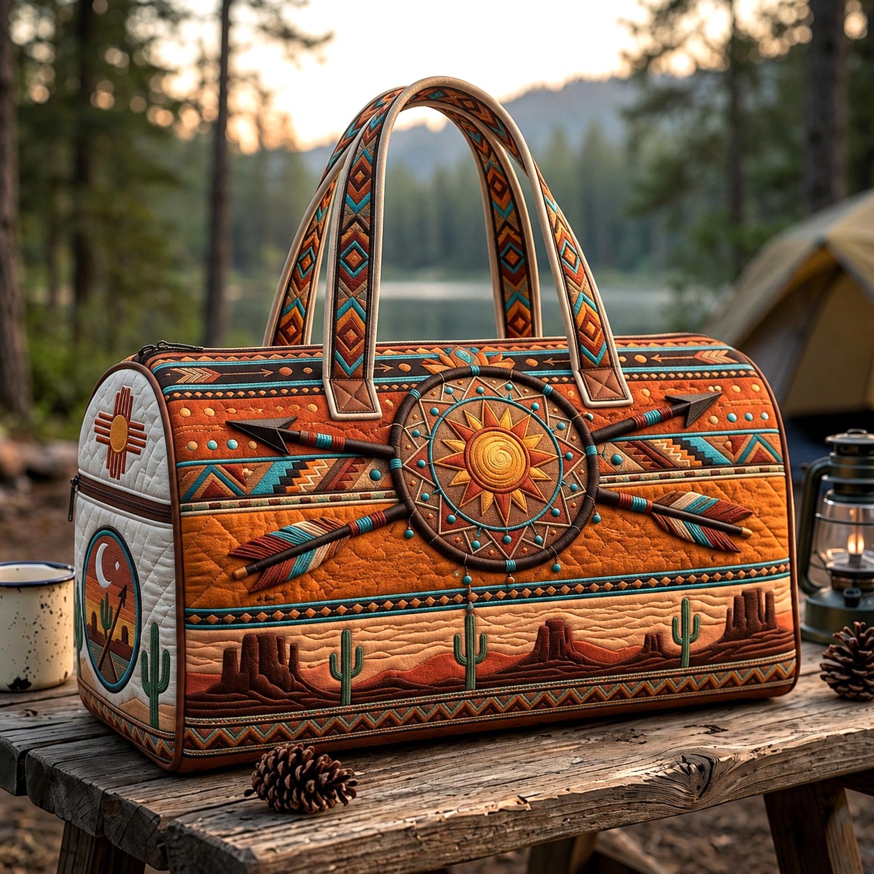 Native Spirit Quilted Duffle Bag GFTOMA12521