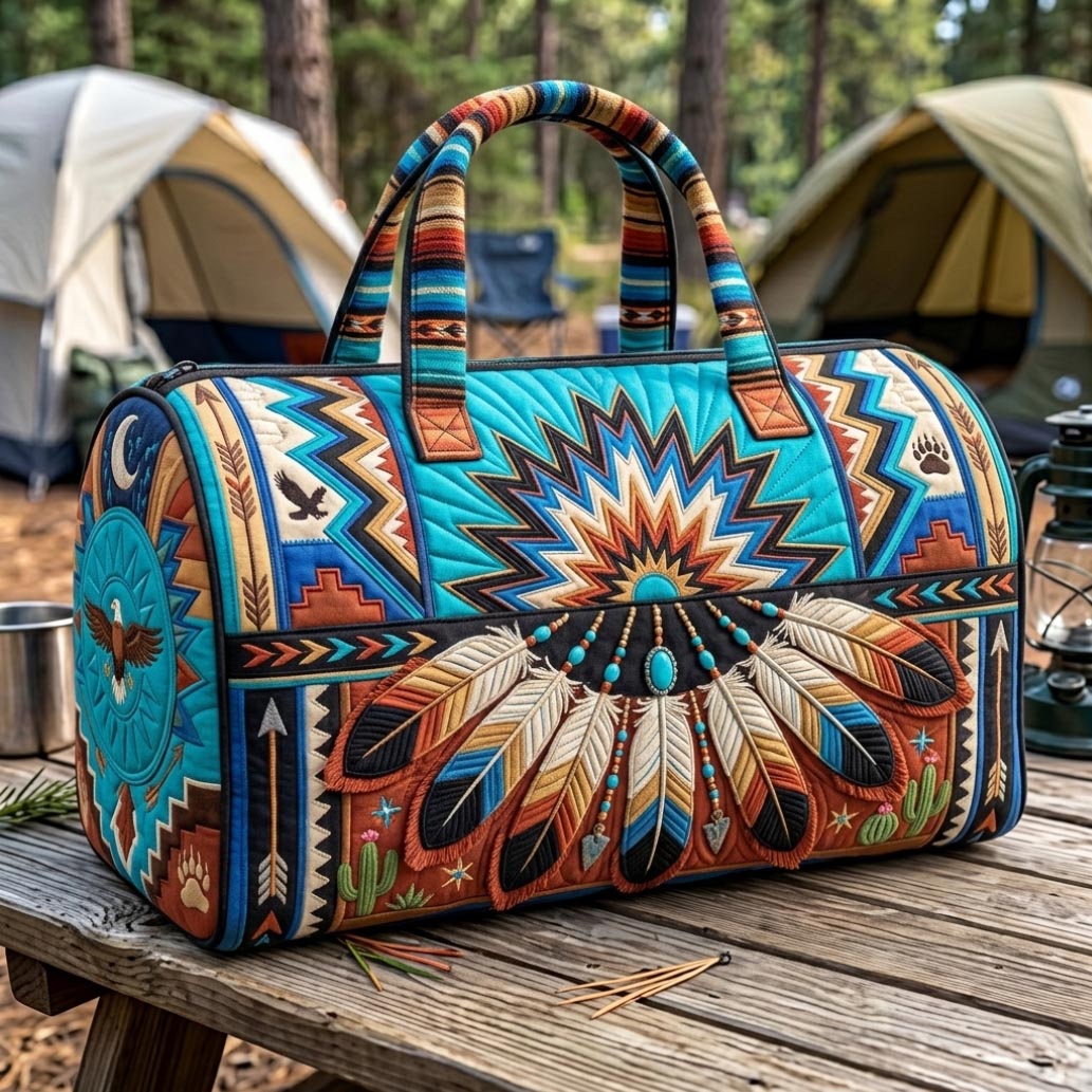 Tribal Legacy Quilted Duffle Bag GFTOMA12526