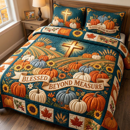 Cross Harvest 3-Piece Quilted Bedding Set GFTOMA12560