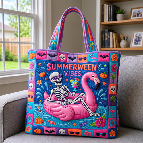 Tropical Haunt Quilted Tote Bag GFTOMA12567