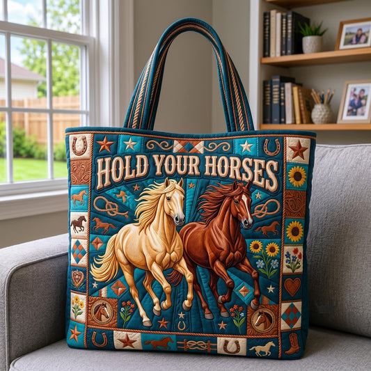 Western Soul Quilted Tote Bag GFTOMA12569