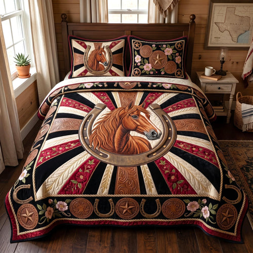Western Soul 3-Piece Quilted Bedding Set GFTOMA12588