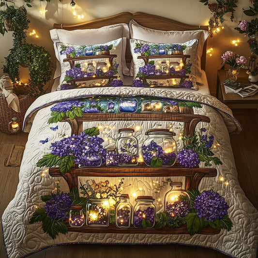 Twilight Garden 3-Piece Quilted Bedding Set GFTOMA1259
