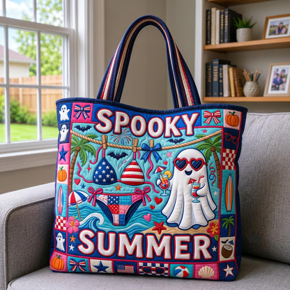 Tropical Haunt Quilted Tote Bag GFTOMA12606
