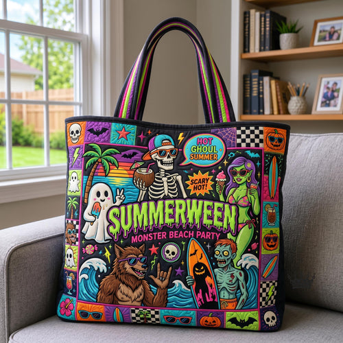 Tropical Haunt Quilted Tote Bag GFTOMA12607