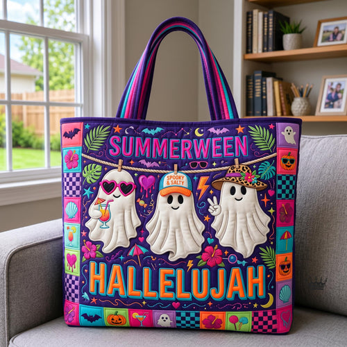 Tropical Haunt Quilted Tote Bag GFTOMA12608