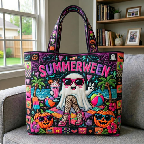 Tropical Haunt Quilted Tote Bag GFTOMA12610