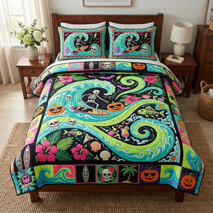 Tropical Haunt 3-Piece Quilted Bedding Set GFTOMA12653