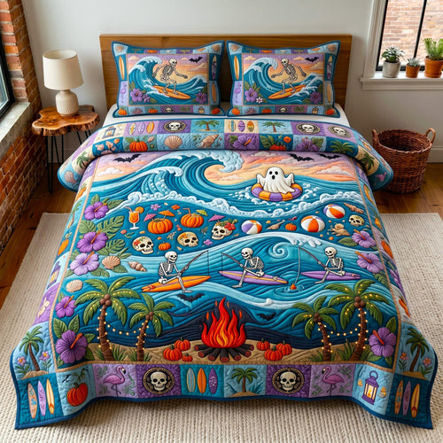 Tropical Haunt 3-Piece Quilted Bedding Set GFTOMA12655