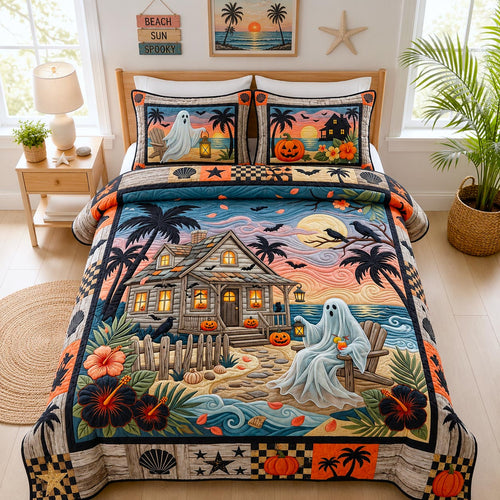 Tropical Haunt 3-Piece Quilted Bedding Set GFTOMA12662