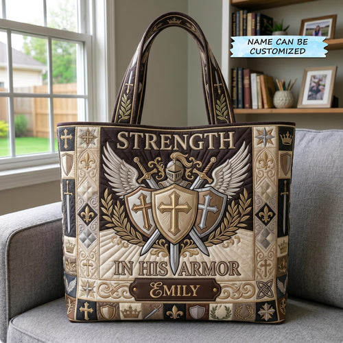 Full Armor Of God Quilted Tote Bag QTCUZ GFTOMA12676
