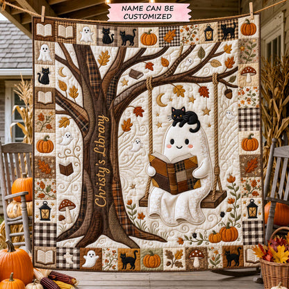 Library Escape Quilted Blanket QTCUZ GFTOMA12716