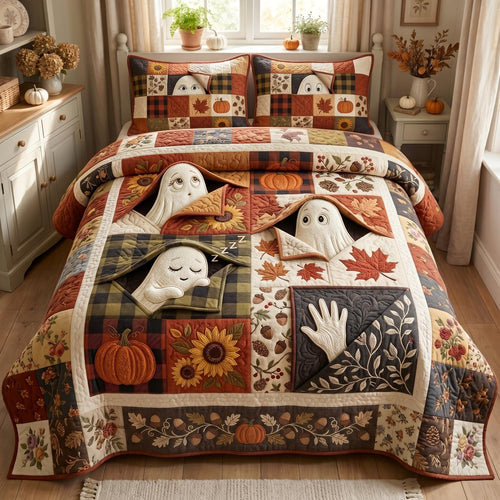 Ghost Magic 3-Piece Quilted Bedding Set GFTOMA12730