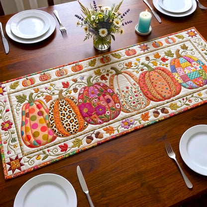 Pumpkin Paws Quilted Table Runner GFTOMA12756