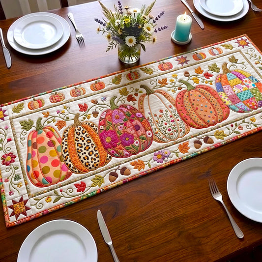 Pumpkin Paws Quilted Table Runner GFTOMA12756