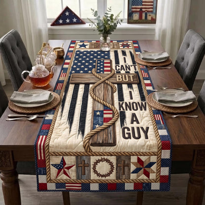 Holy Cross Quilted Table Runner GFTOMA12815