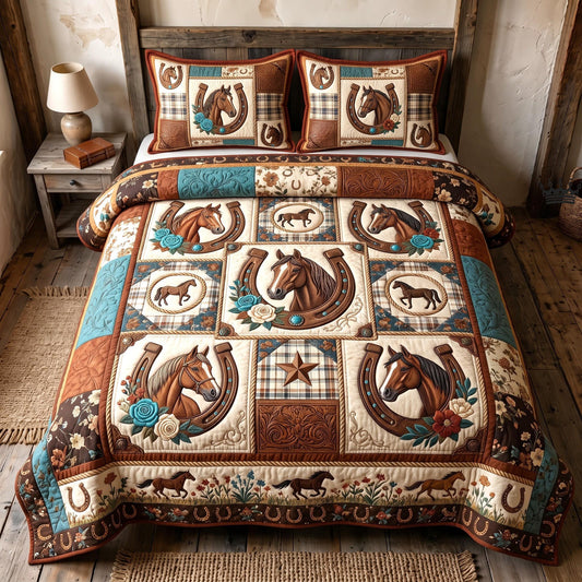 Western Soul 3-Piece Quilted Bedding Set GFTOMA12843