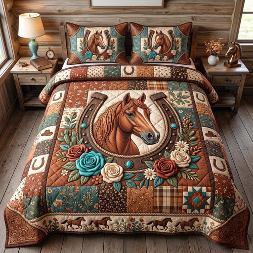 Western Soul 3-Piece Quilted Bedding Set GFTOMA12844