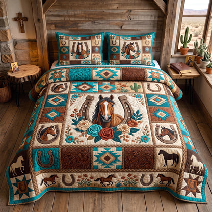Western Soul 3-Piece Quilted Bedding Set GFTOMA12845