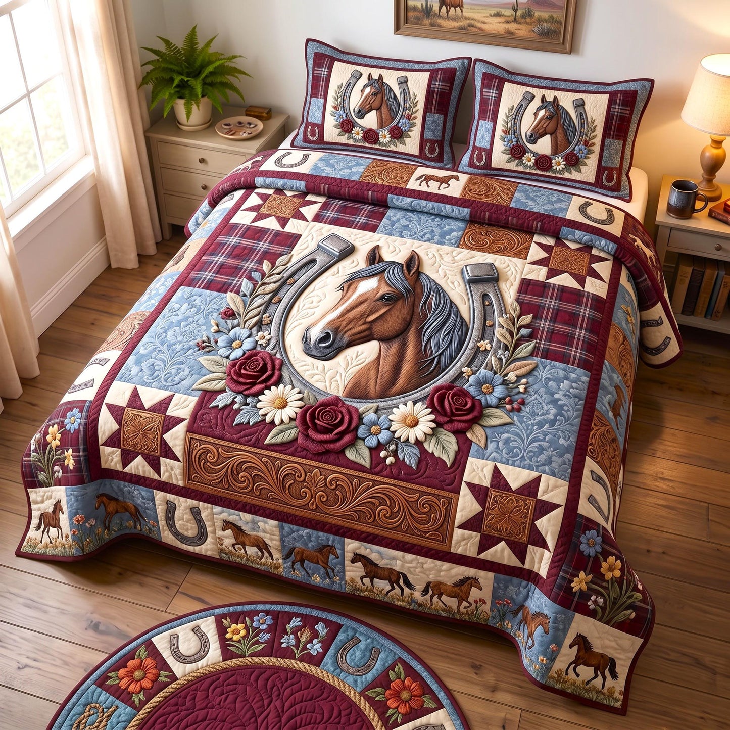 Western Soul 3-Piece Quilted Bedding Set GFTOMA12846