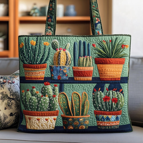Cactus Quilted Tote Bag GFTOMA1285