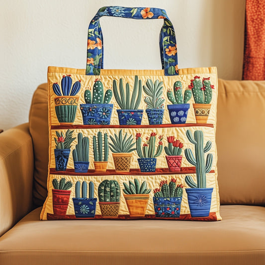 Cactus Quilted Tote Bag GFTOMA1288