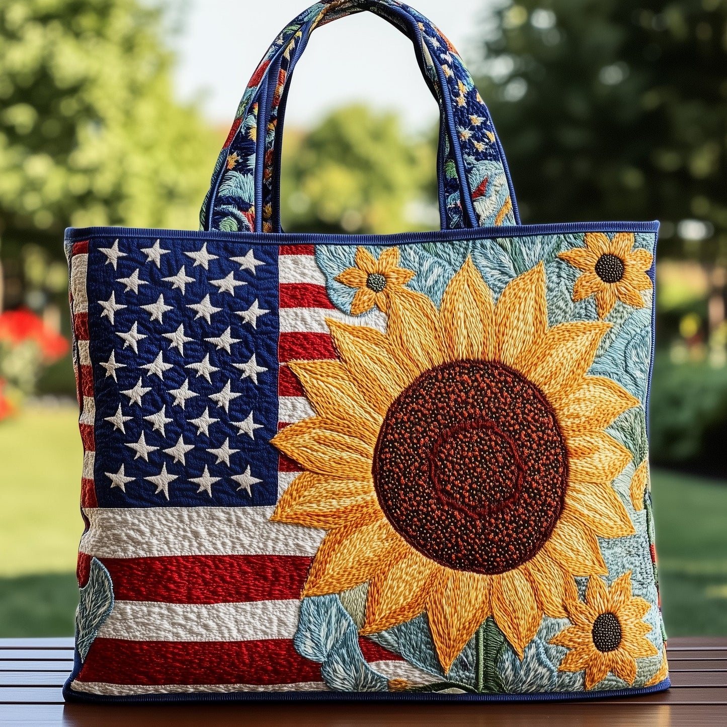 Sunflower Quilted Tote Bag GFTOMA1291