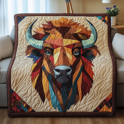Majestic Bison Quilted Table Runner GFTOMA129