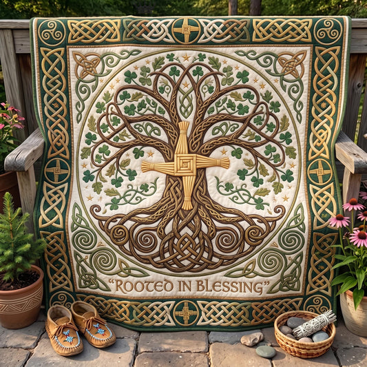 Celtic Faith Quilted Blanket GFTOMA13010