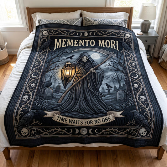 Memento Mori Quilted Blanket GFTOMA13018