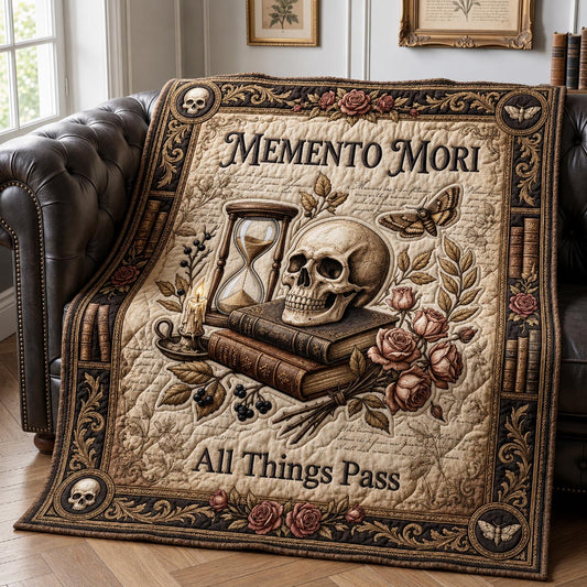 Memento Mori Quilted Blanket GFTOMA13021