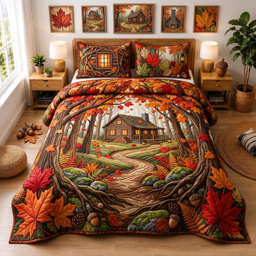 Cabin Escape 3-Piece Quilted Bedding Set GFTOMA13049