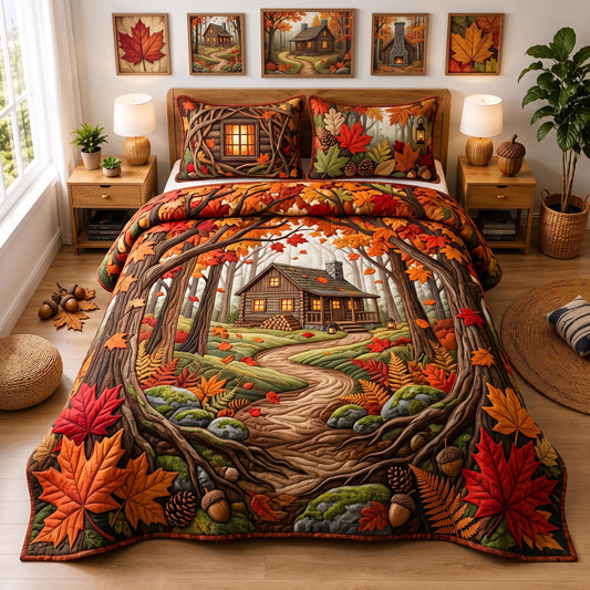 Cabin Escape 3-Piece Quilted Bedding Set GFTOMA13049