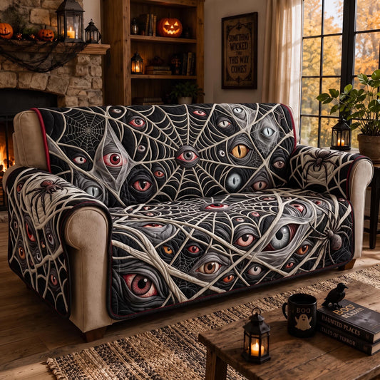 Midnight Haunt Quilted Sofa Cover GFTOMA13077