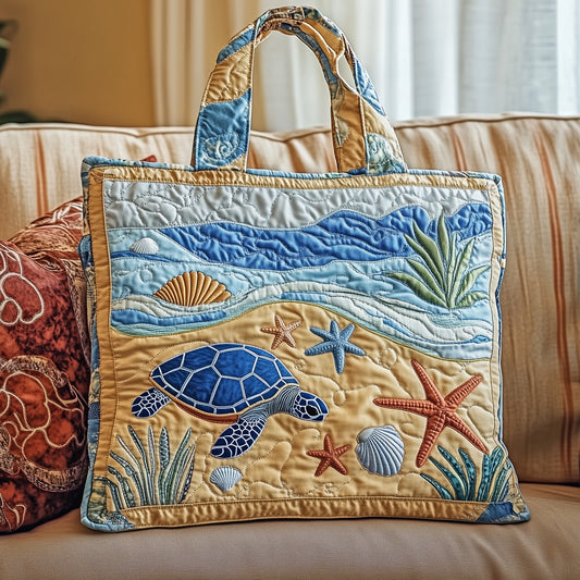 Sea Turtle Quilted Tote Bag GFTOMA1307