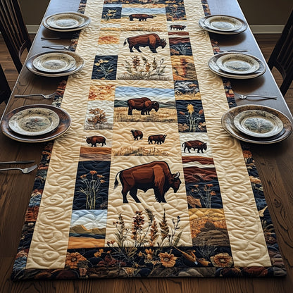 Bison Comfort Quilted Table Runner GFTOMA130