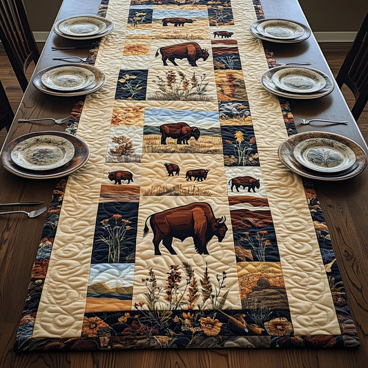 Bison Comfort Quilted Table Runner GFTOMA130