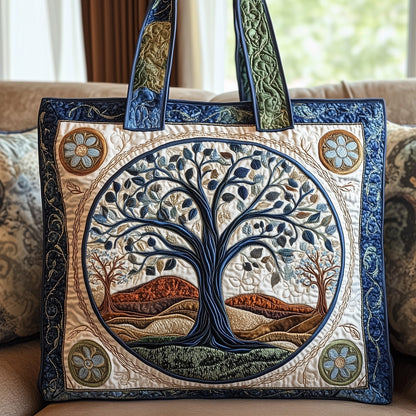 Tree Of Life Quilted Tote Bag GFTOMA1313