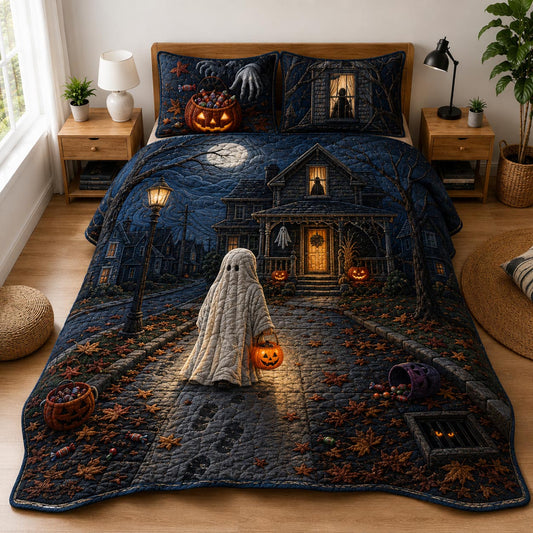 Dark Harvest 3-Piece Quilted Bedding Set GFTOMA13144