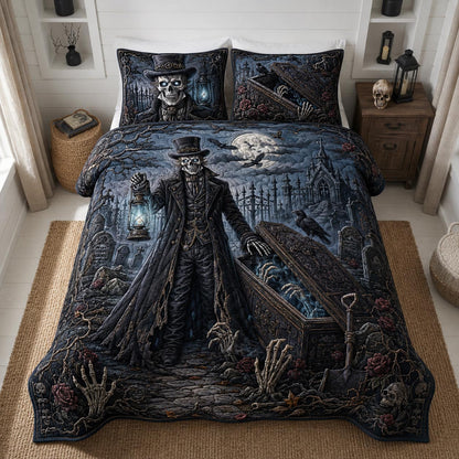 Ghostly Hollow 3-Piece Quilted Bedding Set GFTOMA13147