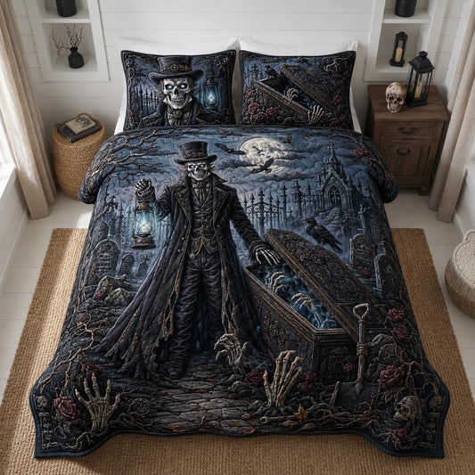 Ghostly Hollow 3-Piece Quilted Bedding Set GFTOMA13147