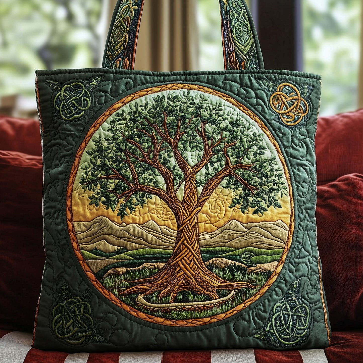 Tree Of Life Quilted Tote Bag GFTOMA1314